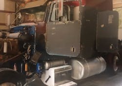 The 1991 Peterbilt 379 had seen better days when the Whittmore family started restoring it to its former glory. The 1991 Peterbilt 379 had seen better days when the Whittmore family started restoring it to its former glory.