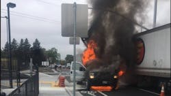 Estes Driver Saves Man From Burning Bucket Truck Estes Driver Saves Man From Burning Bucket Truck