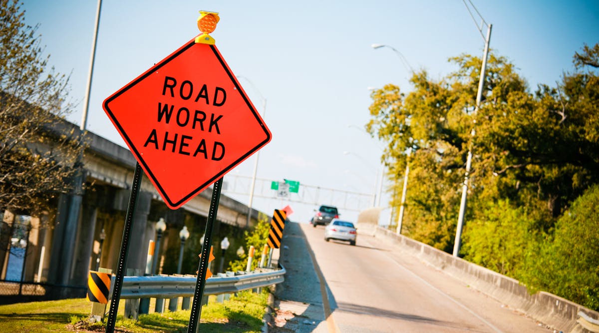 Highway Work Zone Aviahuismanphotography Dreamstime