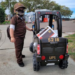 Ups Surprises Toddler Truck Delivering Ups Surprises Toddler Truck Delivering