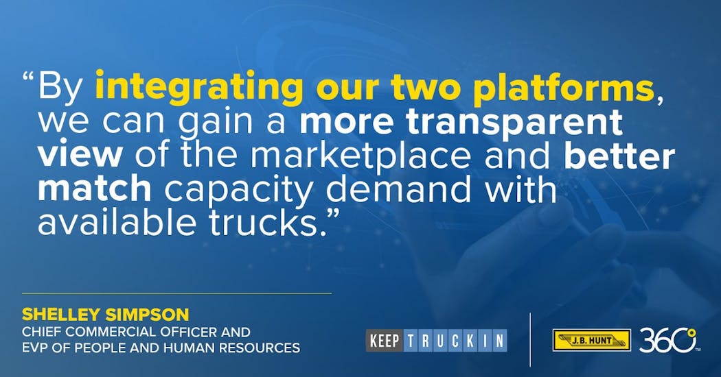 Facebook Jb Hunt Keep Trucking Integration Graphic