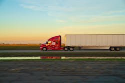 A Kodiak Robotics truck, which is controlled on-highway by artificial intelligence, hauls freight in Texas. A Kodiak Robotics truck, which is controlled on-highway by artificial intelligence, hauls freight in Texas.