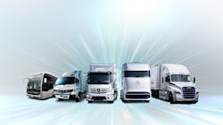 Daimler Truck brands include Freightliner, Mercedes-Benz, Fuso and BharatBenz. Daimler Truck brands include Freightliner, Mercedes-Benz, Fuso and BharatBenz.