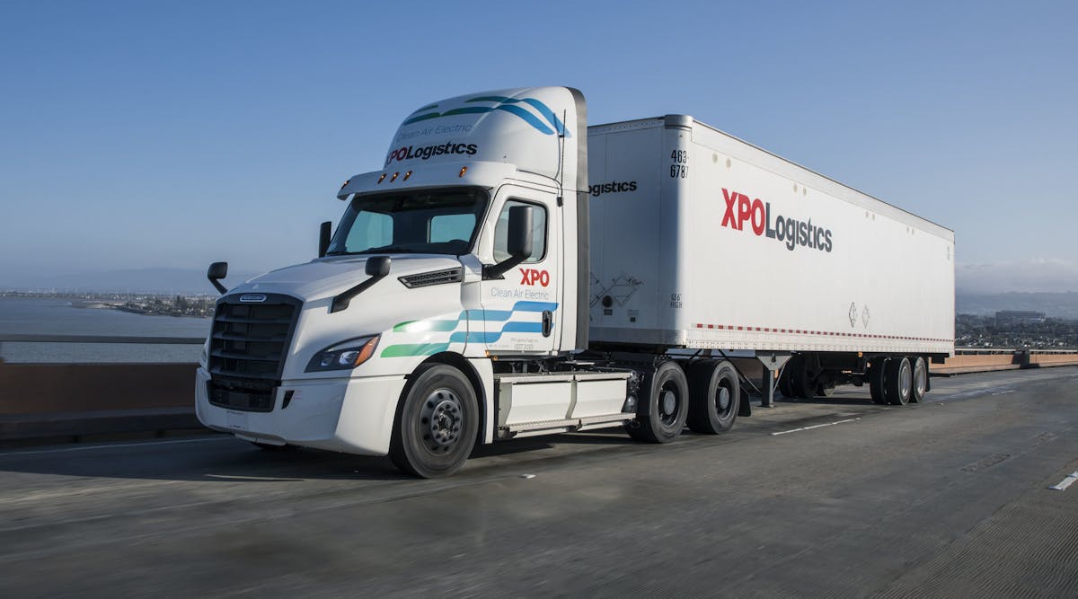 Xpo Logistics Ev Truck Pilot 2021 Small