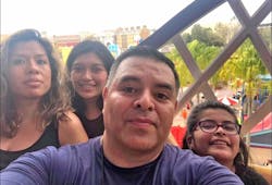 Lenin Fierro of Forest Hills, with his family, was an innovator in shaping New York City’s Vision Zero goals for vehicular safety within the city fleet. The Department of Citywide Administrative Services and the group Together for Safer Roads have endowed an award in his memory. Lenin Fierro of Forest Hills, with his family, was an innovator in shaping New York City’s Vision Zero goals for vehicular safety within the city fleet. The Department of Citywide Administrative Services and the group Together for Safer Roads have endowed an award in his memory.