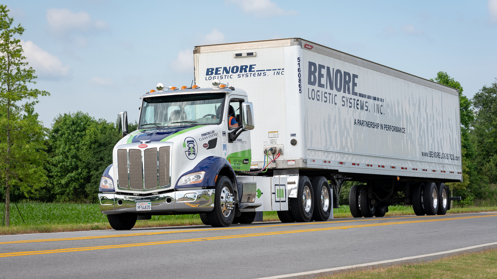 Benore Logistic Systems Adds First Electric Peterbilt To Fleet | FleetOwner