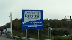 Connecticut Welcome Sign Ned Lamont Getty Images