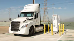 Freightliner E Cascadia Velocity Charging Station