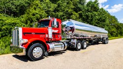 Wayne Transports' equipment consists of Peterbilt tractors and LBT petroleum trailers. Wayne Transports' equipment consists of Peterbilt tractors and LBT petroleum trailers.