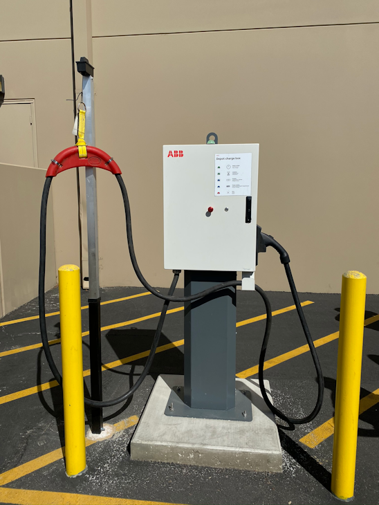 NFI worked with local utilities providers to install on-site, or “behind-the-fence” charging stations. Currently, the fleet has three different charging station types, to accommodate recharging of the three different vehicle types.