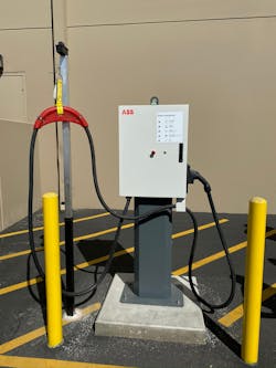 NFI worked with local utilities providers to install on-site, or &ldquo;behind-the-fence&rdquo; charging stations. Currently, the fleet has three different charging station types, to accommodate recharging of the three different vehicle types.
