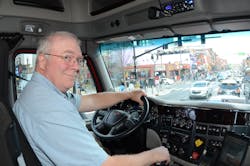 Upstaging fleet safety director Chip Warterfield, who has 40 years of driving experience, would have to drag drivers in for safety training. Now they all can complete training modules as they wait for a load at the shipper or receiver.