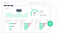 Derive's Mission Control dashboard for its VQ Efficiency Platform allows fleets to monitor how much the engine calibration is saving them. Derive's Mission Control dashboard for its VQ Efficiency Platform allows fleets to monitor how much the engine calibration is saving them.
