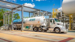 Airgas delivered 2,700 oxygen cylinders per day to New York City hospitals in April 2020. Airgas delivered 2,700 oxygen cylinders per day to New York City hospitals in April 2020.