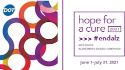 Dot Foods is on track to cross the $1 million mark in total donations to the Alzheimer's Association. Dot Foods is on track to cross the $1 million mark in total donations to the Alzheimer's Association.