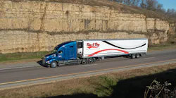 Blue Truck In Minnesota