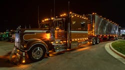 Best Lights Winner goes to Danny Kimball of Burlington, Wisconsin with his 2007 Kenworth W900. Best Lights Winner goes to Danny Kimball of Burlington, Wisconsin with his 2007 Kenworth W900.