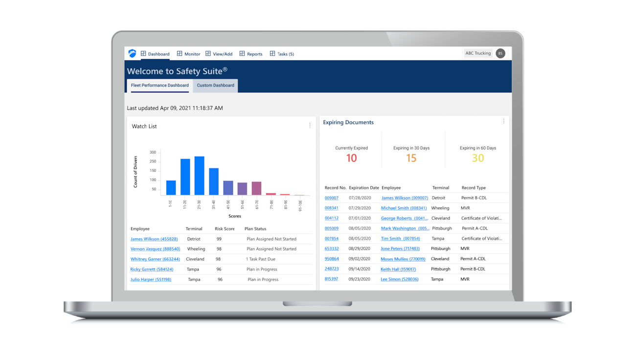 The Idelic Safety Suite driver management platform consolidates fleet technology systems to provide visibility into driver behavior and safety operations. The Idelic Safety Suite driver management platform consolidates fleet technology systems to provide visibility into driver behavior and safety operations.