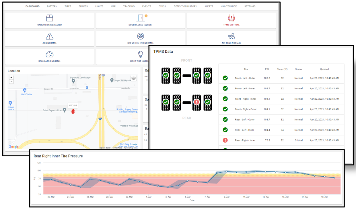 Pictured here is a TPMS alert a driver or technician might see. Pictured here is a TPMS alert a driver or technician might see.