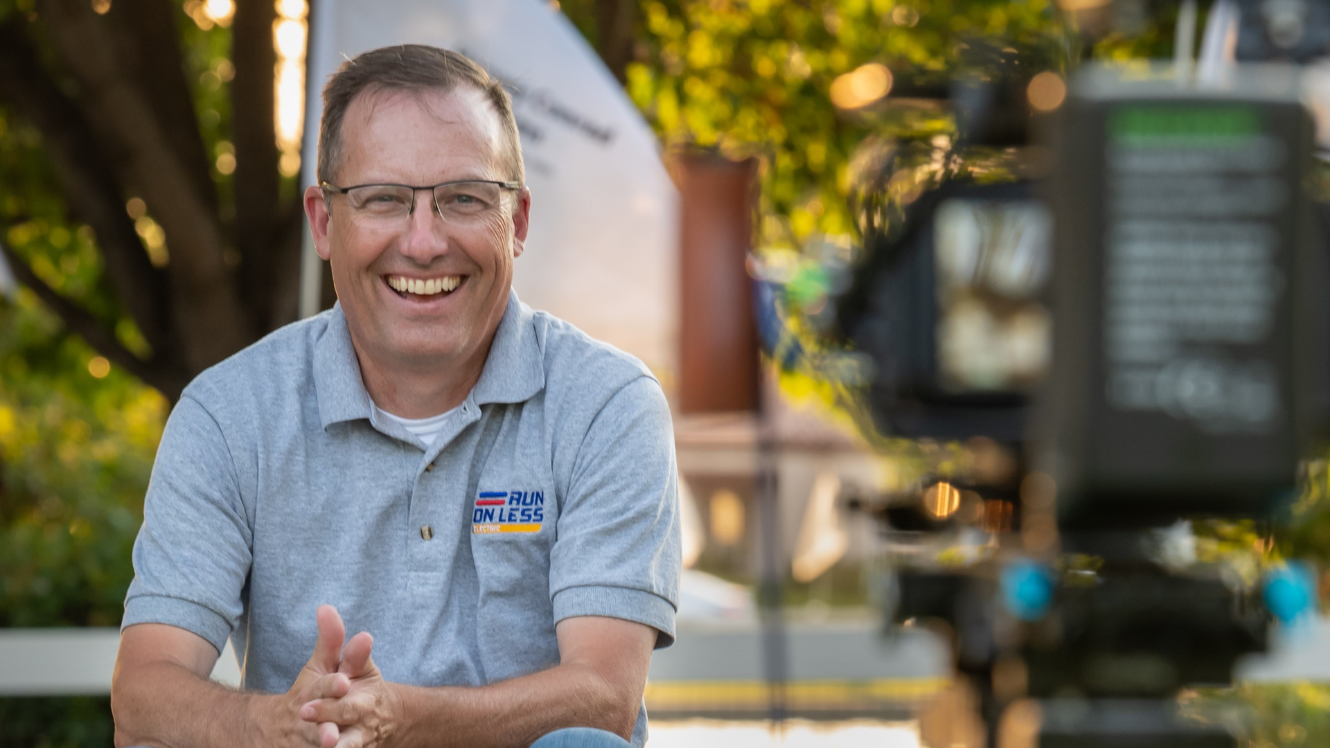 Michael Roeth, executive director of NACFE, prepares for Run on Less&mdash;Electric.