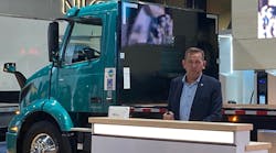 Volvo Trucks North America President Peter Voorhoeve at ACT Expo 2021.