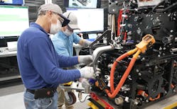 A dedicated line at Toyota Motor Manufacturing Kentucky will begin assembling integrated dual fuel cell modules for heavy-duty commercial trucks.
