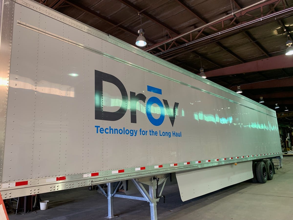 Dr&omacr;v Technologies is integrating &apos;smart&apos; components and sensors into the commercial trailer through it&rsquo;s AirBoxOne platform.