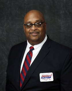 Stephen Richardson, professional driver for Big G Express and an America's Road Team Captain. Stephen Richardson, professional driver for Big G Express and an America's Road Team Captain.