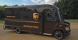 UPS hybrid EV. UPS hybrid EV.