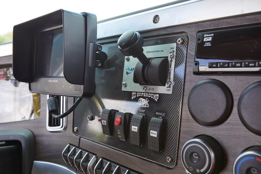 A Flex Panel in the dash B-panel of the truck gives TEMs the ability to mount body controllers.