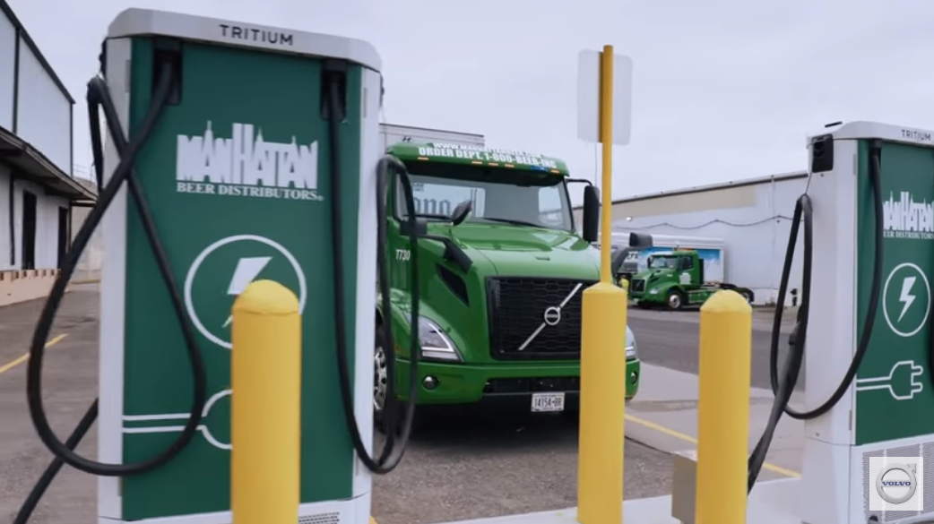 Volvo highlights NYC beer fleet’s move to electric FleetOwner