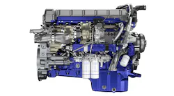 Volvo Trucks Next Generation Turbo Compound Engine Front View