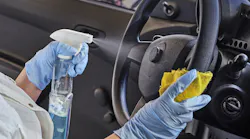Disinfecting Steering Wheel 178750104 Golib Tolibov Dreamstime