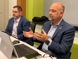 Bob Costello, chief economist for American Trucking Associations, discusses the latest snapshot of the truck driver shortage at MCE 2021. Bob Costello, chief economist for American Trucking Associations, discusses the latest snapshot of the truck driver shortage at MCE 2021.