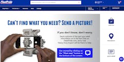 FleetPride customers can now send pictures from their phones to help identify and order the right parts. FleetPride customers can now send pictures from their phones to help identify and order the right parts.