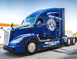This will be the third “Everyday Heroes” Kenworth truck built and sold at auction since 2017 under Blake’s leadership. The inaugural “Everyday Heroes” Kenworth T680 classic raised $83,000 for TAT in 2017, while the 2019 version—also a T680 classic—contributed $162,000 to the cause. This will be the third “Everyday Heroes” Kenworth truck built and sold at auction since 2017 under Blake’s leadership. The inaugural “Everyday Heroes” Kenworth T680 classic raised $83,000 for TAT in 2017, while the 2019 version—also a T680 classic—contributed $162,000 to the cause.