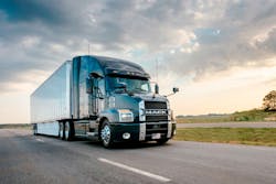 The Mack Anthem sleeper model The Mack Anthem sleeper model