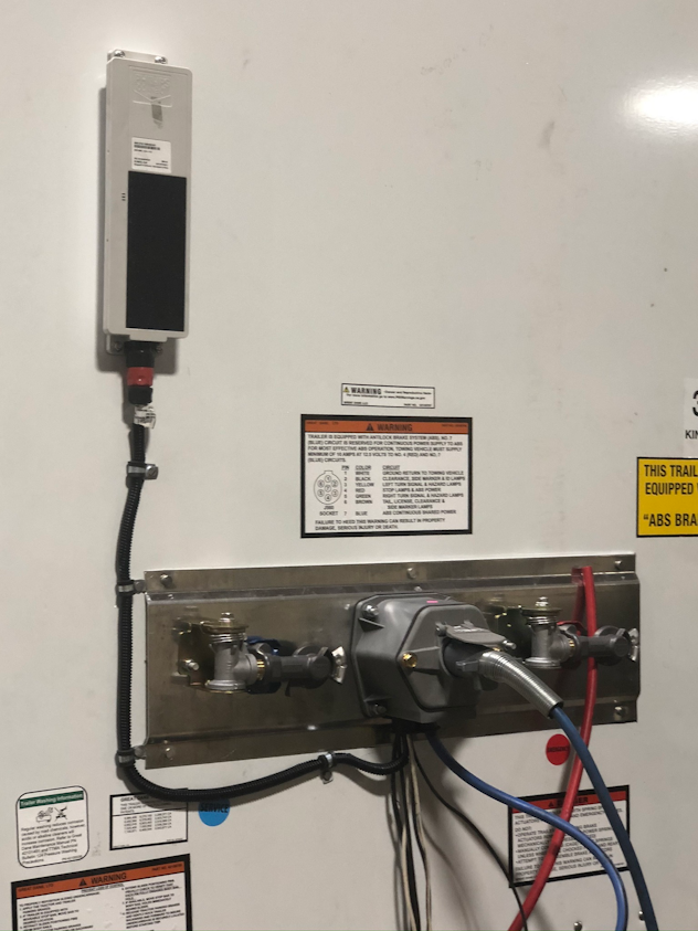 Phillips Connect’s solar-powered smart trailer system. Phillips Connect’s solar-powered smart trailer system.