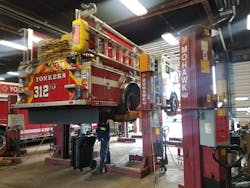 City of Yonkers Vehicle Maintenance, a division of the city's public works department, employs a team of more than 30 people for heavy-vehicle maintenance in a single shop. City of Yonkers Vehicle Maintenance, a division of the city's public works department, employs a team of more than 30 people for heavy-vehicle maintenance in a single shop.