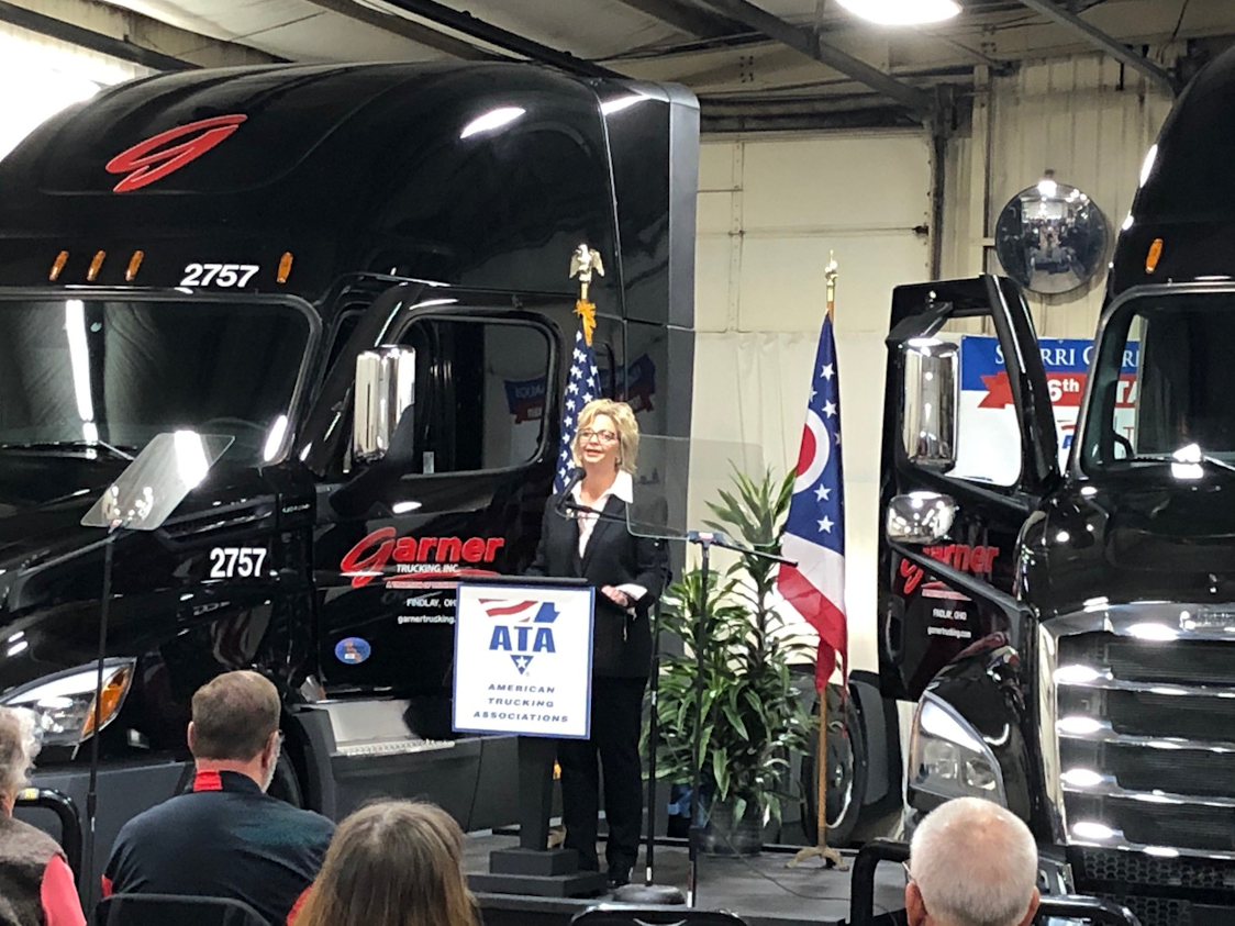 Sherri Brumbaugh, president and CEO of Garner Trucking, is the second female chair of ATA. Sherri Brumbaugh, president and CEO of Garner Trucking, is the second female chair of ATA.