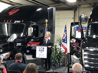 Sherri Brumbaugh, president and CEO of Garner Trucking, is the second female chair of ATA.