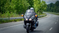 Shawn Kitchen riding his 2016 Honda Gold Wing. Shawn Kitchen riding his 2016 Honda Gold Wing.