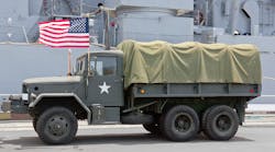 Military Truck Flag 43765956 Johnny Habell Dreamstime