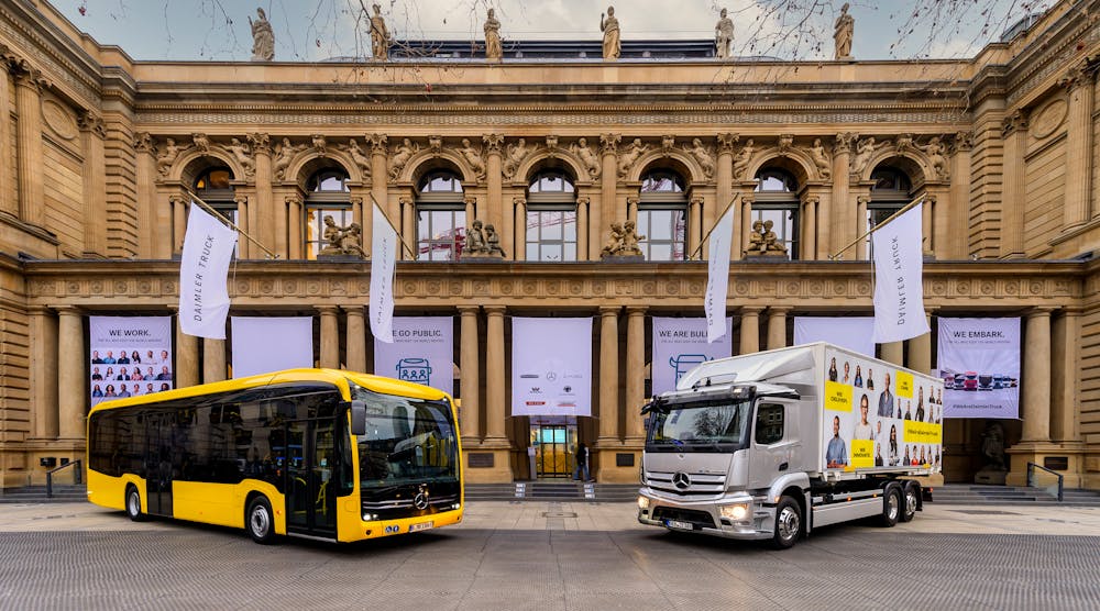 Daimler Truck launched on the Frankfurt stock exchange as an independent company on Dec. 10, 2021.