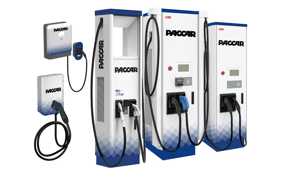 The charging equipment&mdash;Paccar Parts EV charging stations&mdash;works to maximize coverage over a full range of Kenworth EVs, with output power from 20 kilowatts (kW) to 350 kW.