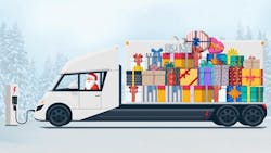 Nacfe Electric Truck W Santa 61c0951342079 Nacfe Electric Truck W Santa 61c0951342079