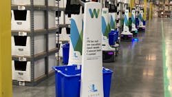 Robots operating in a Whiplash warehouse. Robots operating in a Whiplash warehouse.