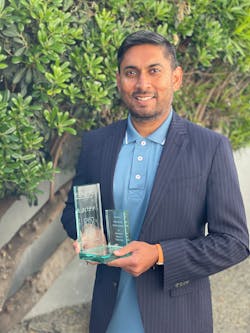 Aravind Kailas Vgna Accepts Scqamd Award Aravind Kailas Vgna Accepts Scqamd Award