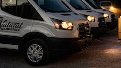 Electric vans charge at Ford Pro Charging infrastructure Electric vans charge at Ford Pro Charging infrastructure