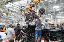 The Mack LR Electric, Mack Trucks&rsquo; first fully electric Class 8 vehicle, is now in serial production at Mack&rsquo;s Lehigh Valley Operations facility in Macungie, Pennsylvania.